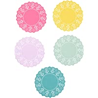 Talking Tables tapetes crochets a lunares con detalle florales vintage ‘Truly Scrumpious’ ‘TS4.’ Papel. Multicolor.